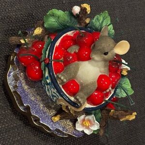 Cherries🍒Charming Fails Figurine’life is a bowl full of cherries